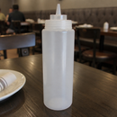 32oz Clear Wide Neck Squeeze Sauce Bottle