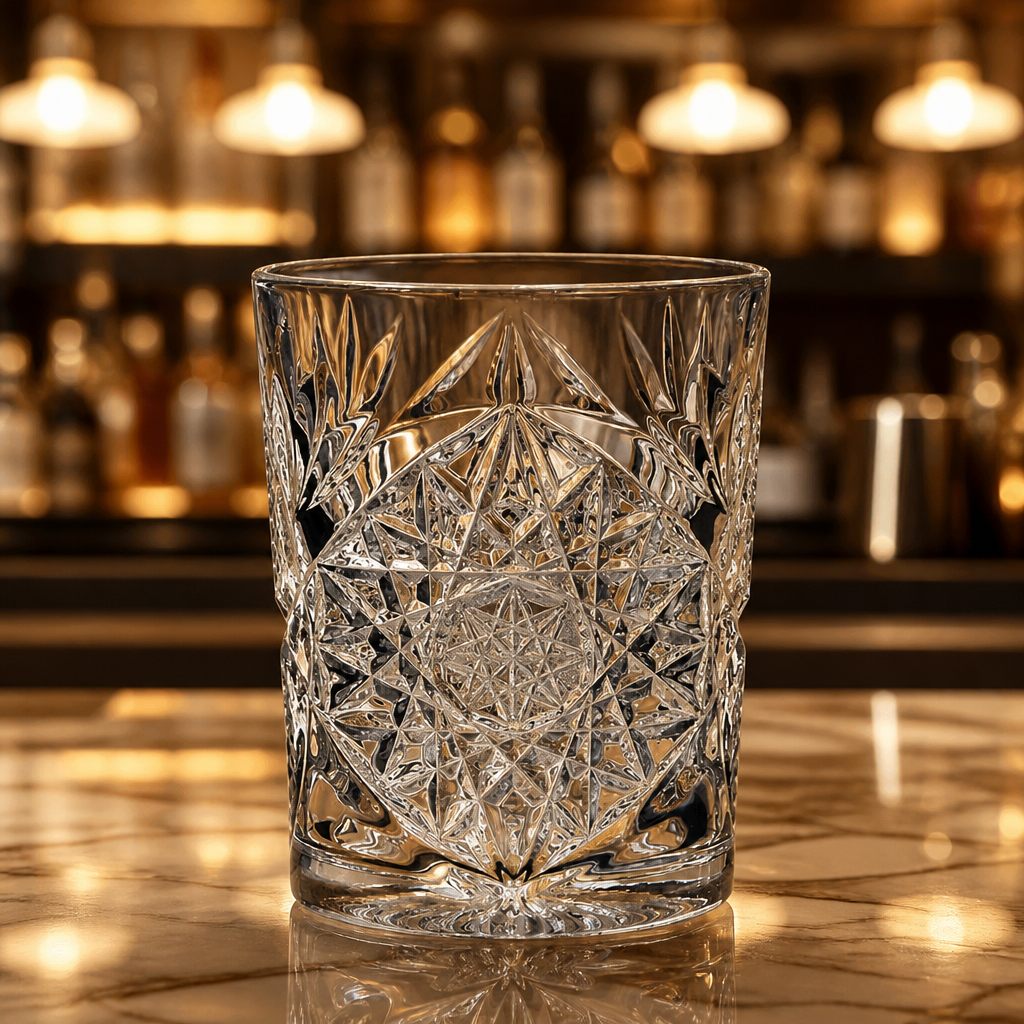 350ml Commercial Double Old Fashioned Whisky Glasses 6 Pack
