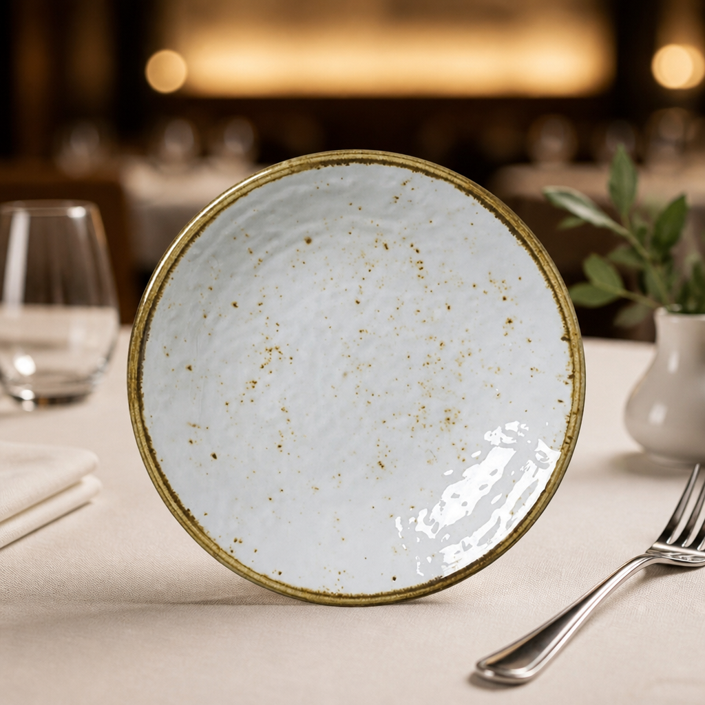 Commercial Melamine Coupe Plates 162mm - 6 Pack