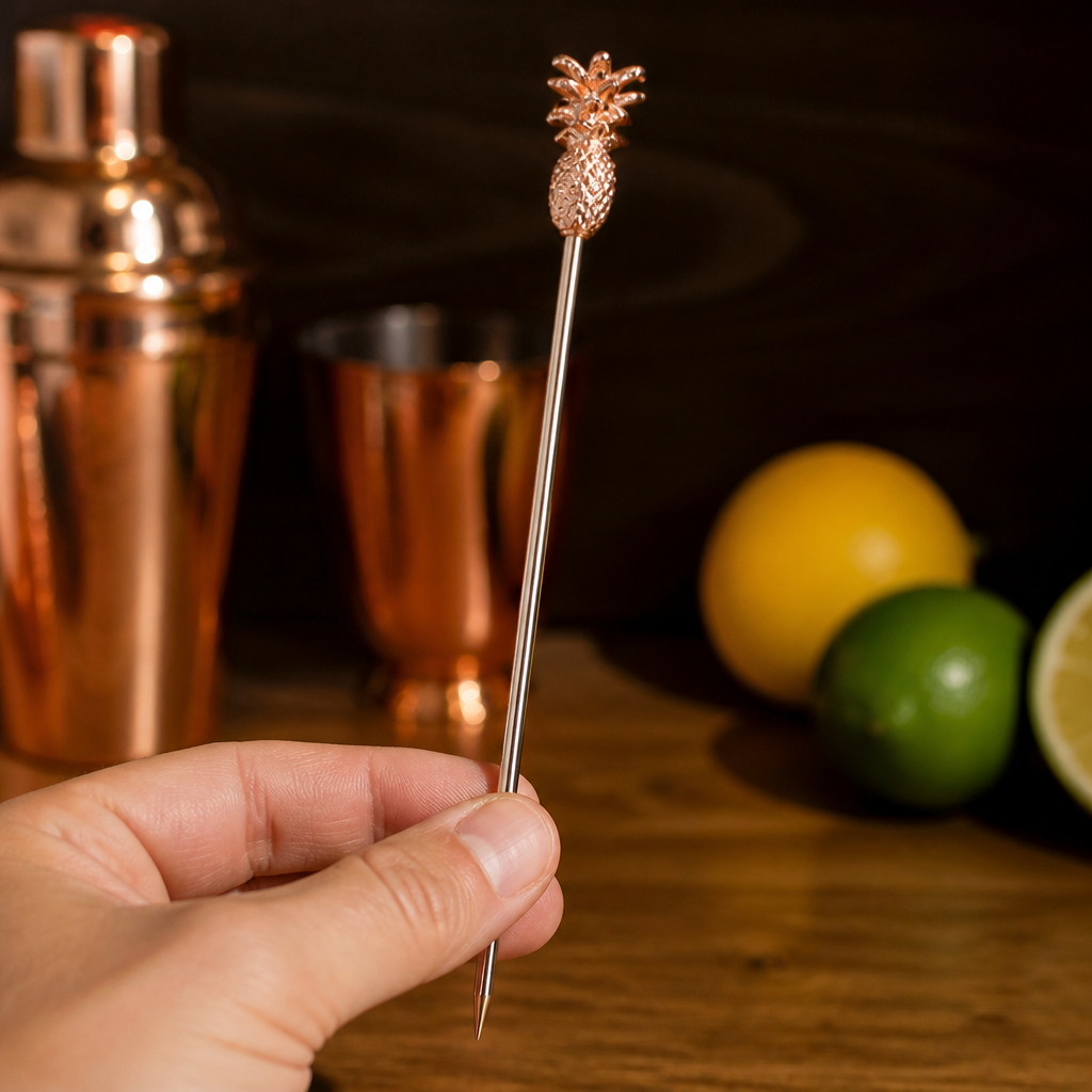 Commercial Copper Plated Garnish Picks 10 Pack