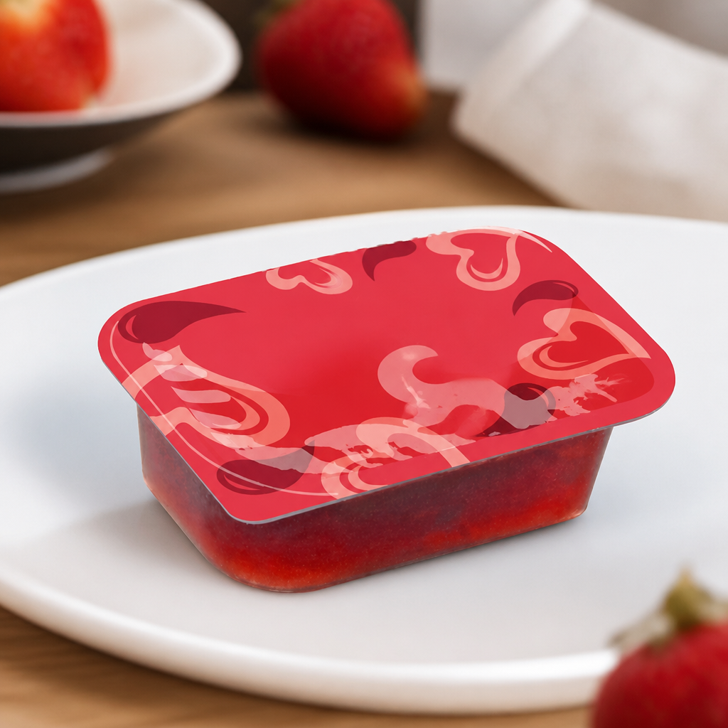 Commercial Strawberry Jam 20g Portions - 100 Pack 2.2kg