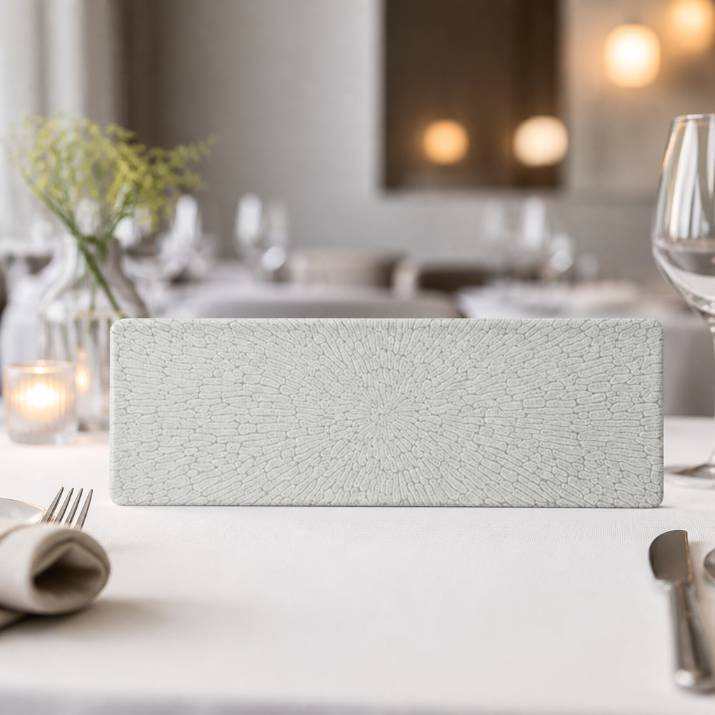 Commercial Delta Grey Tasting Trays 313x106mm - 6 Pack