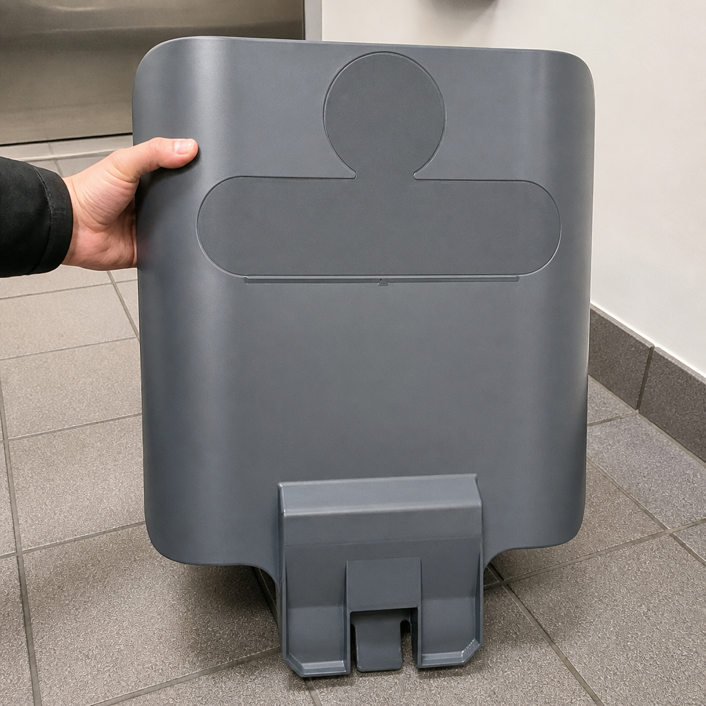 Commercial Recycling Station Billboard Grey 44cm High