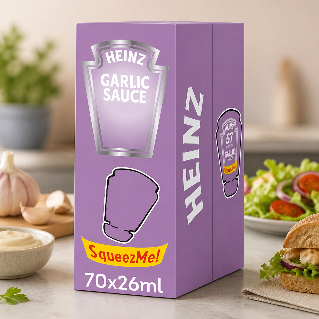 Commercial Garlic Sauce Sachets 26ml - 70 Pack
