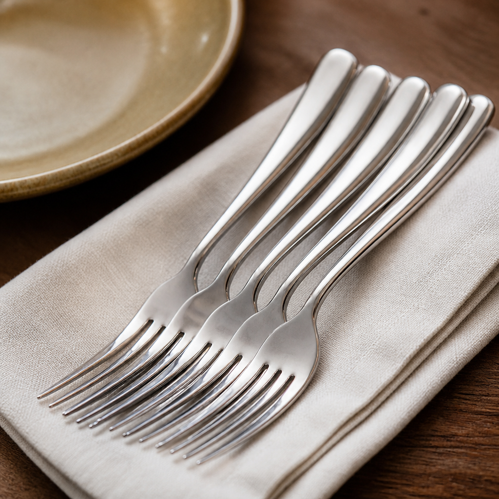 Commercial Dessert Forks 12 Pack Sleek Cutlery Set