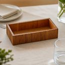 Commercial Wooden Rectangular Box 45x110mm for Food Storage