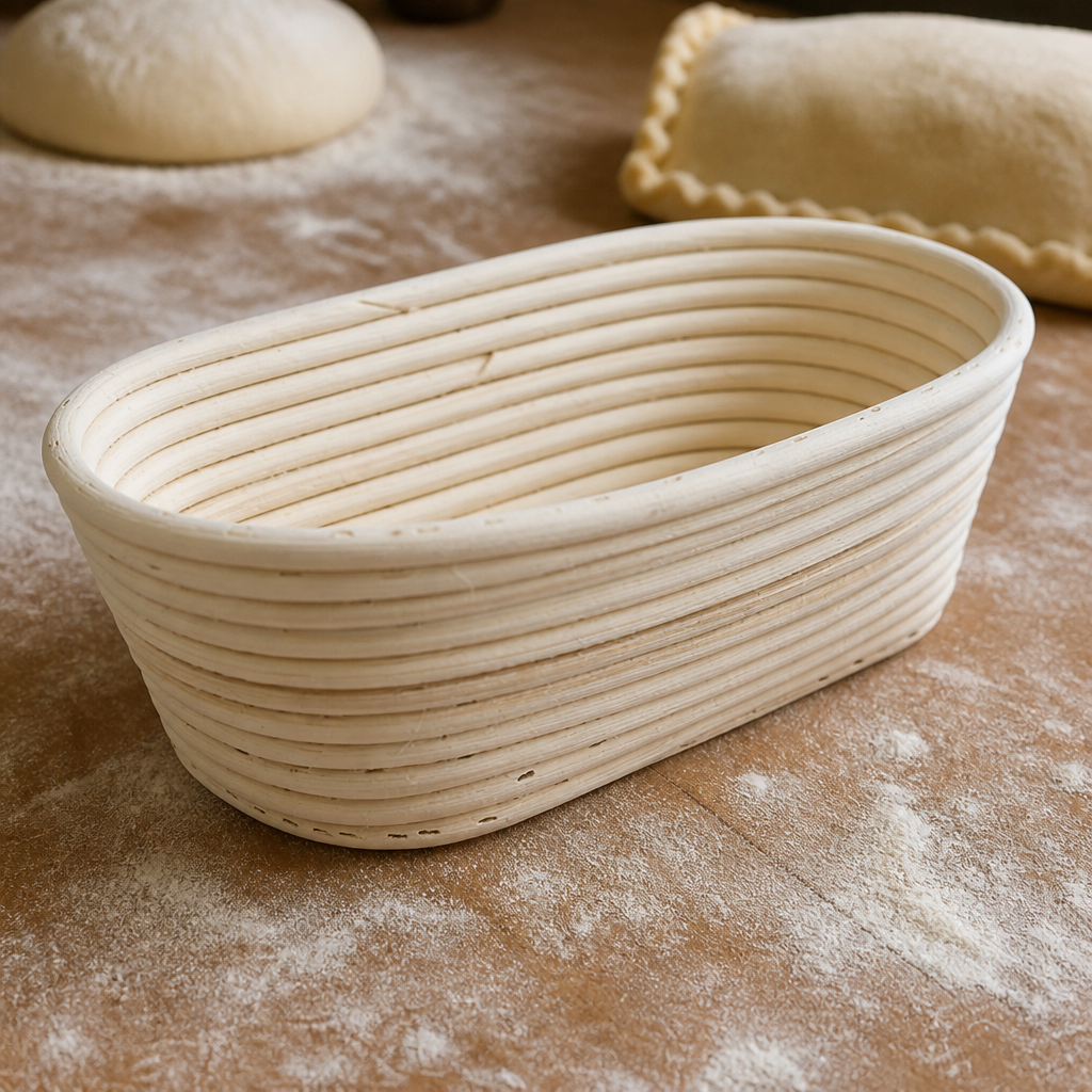 1000g Commercial Oval Bread Proofing Basket for baking