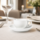 Commercial Espresso Cups 85ml White Porcelain 12 Pack