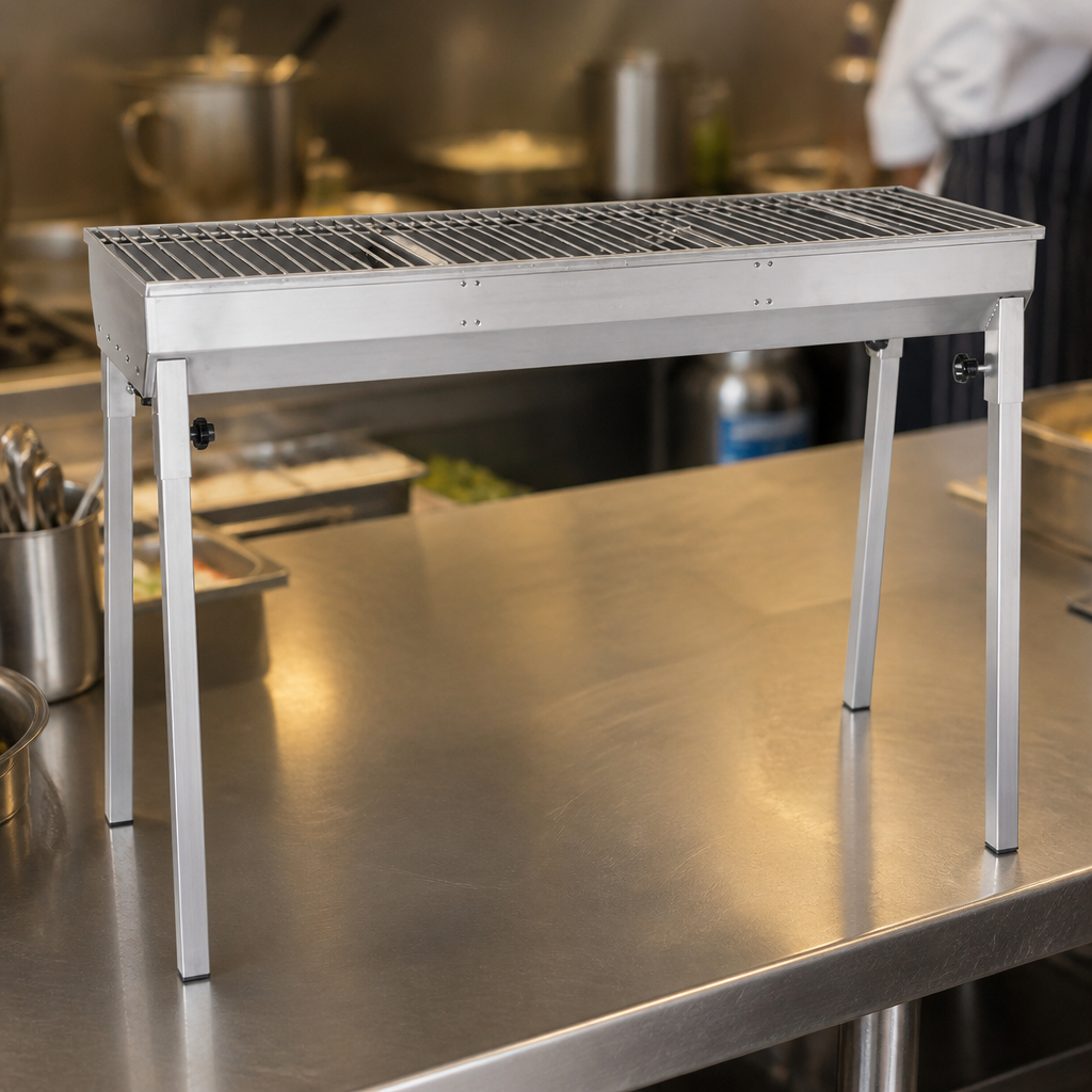 Commercial Charcoal Barbecue 980x300mm cooking area