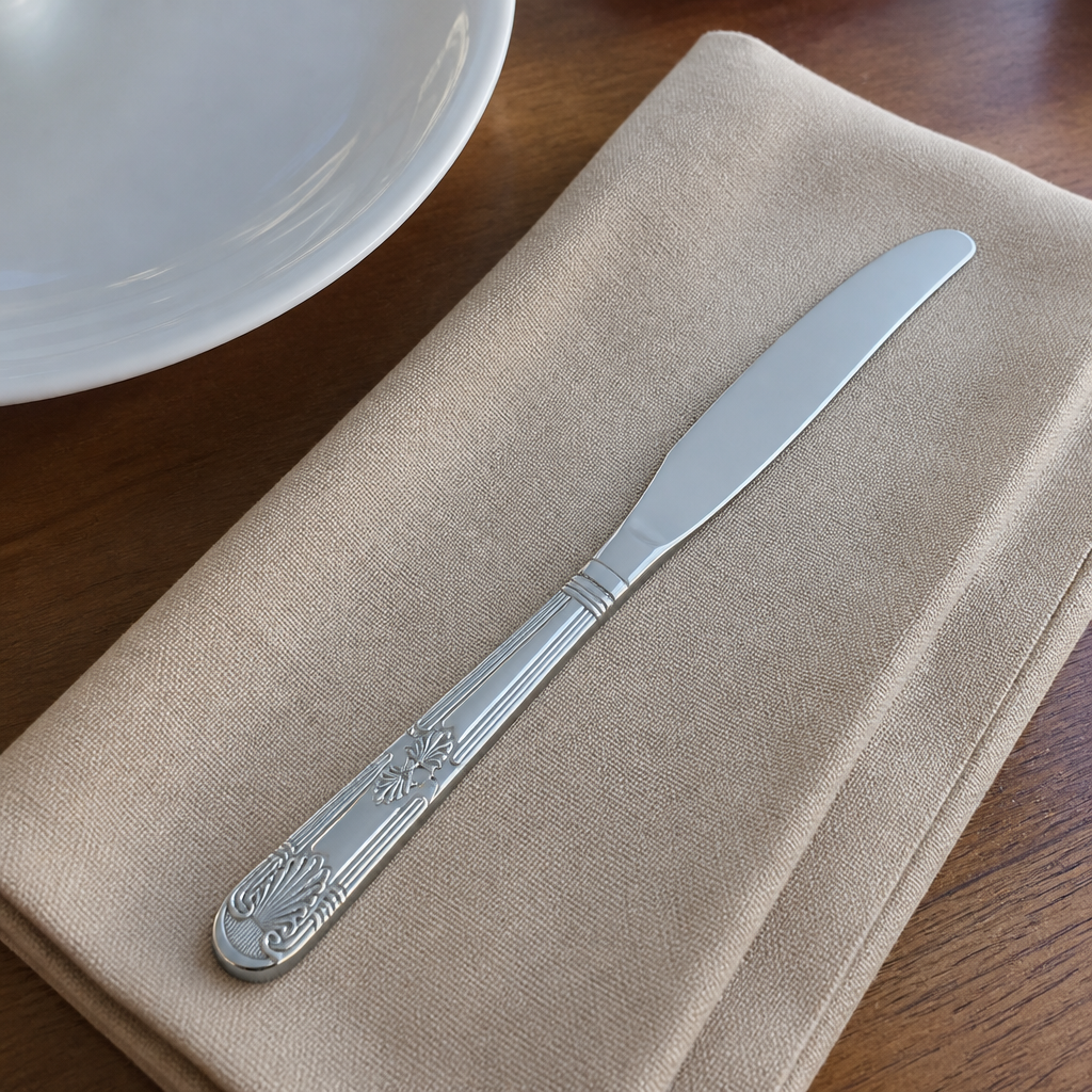 12 Pack Commercial Dessert Knife 223mm Stainless Steel Cutlery