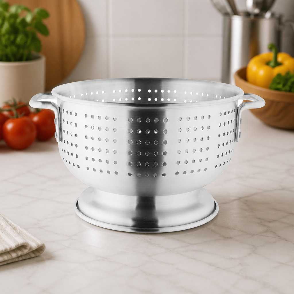 16" Commercial Aluminium Colander with Sturdy Handles