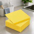 Commercial Cleaning Cloths Pack of 10 High Absorbency Yellow