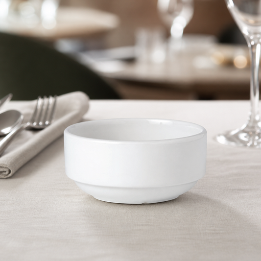 Commercial stacking soup cups 285ml - 36 pack crockery