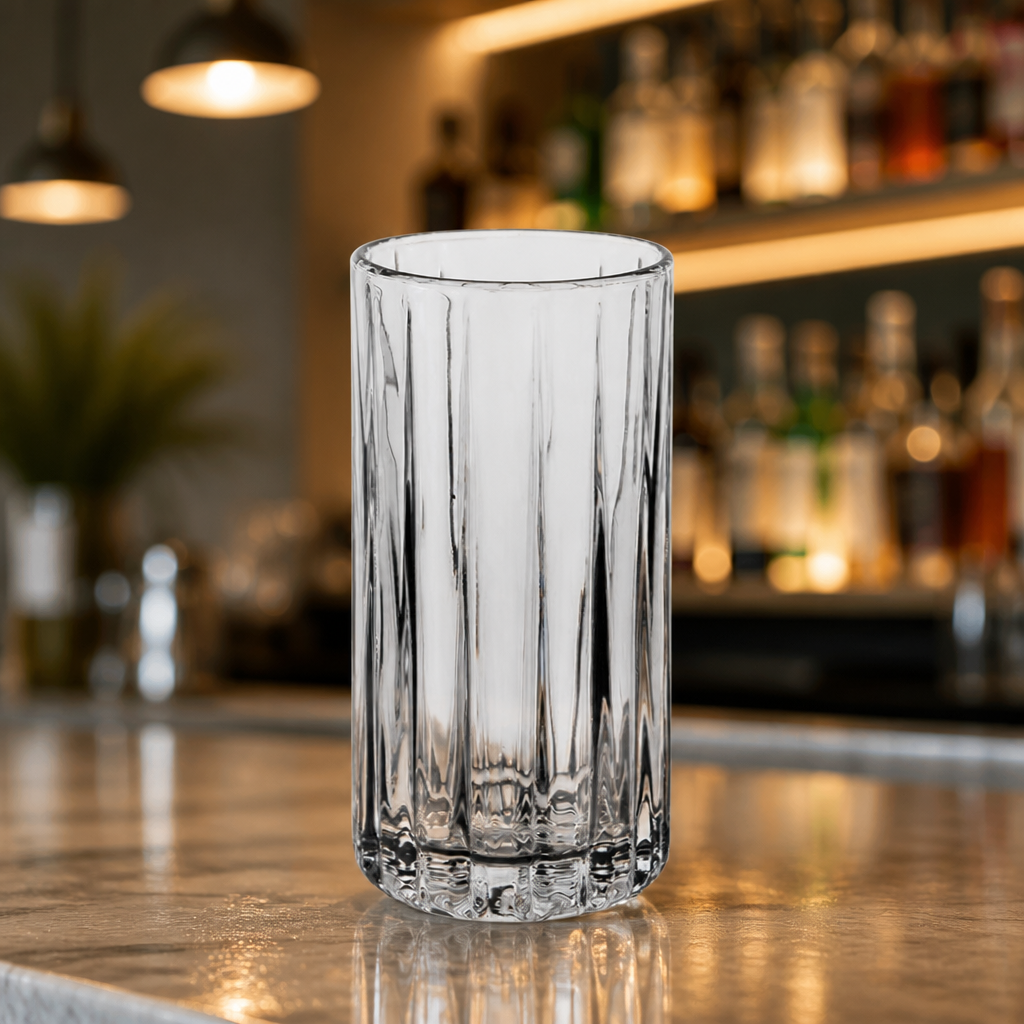 400ml Vintage Hi-Ball Glasses - Pack of 6 for Cocktails