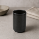 Commercial Handleless Mugs 380ml Black Tableware Set of 6