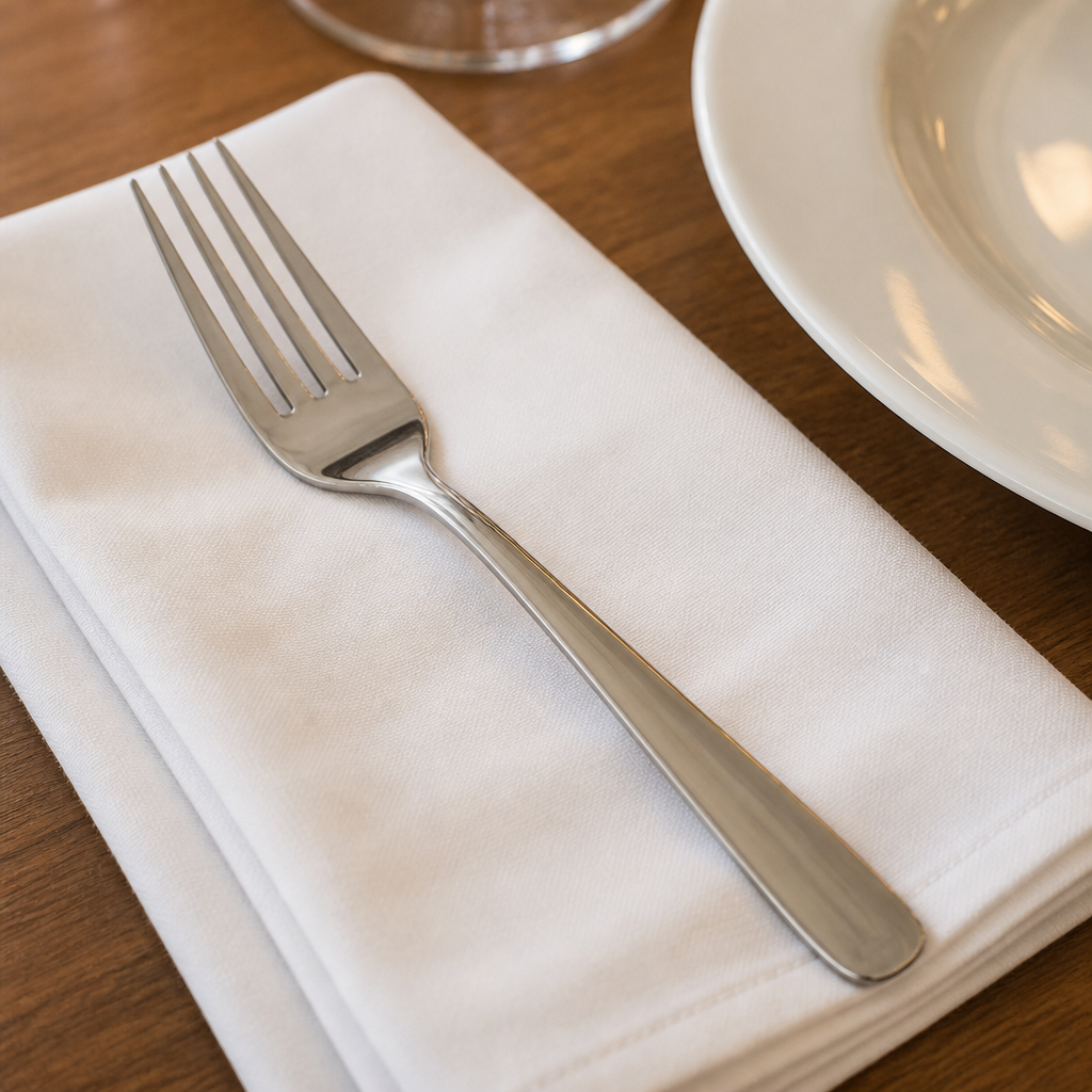Commercial Stainless Steel Dessert Forks 12 Pack 177mm