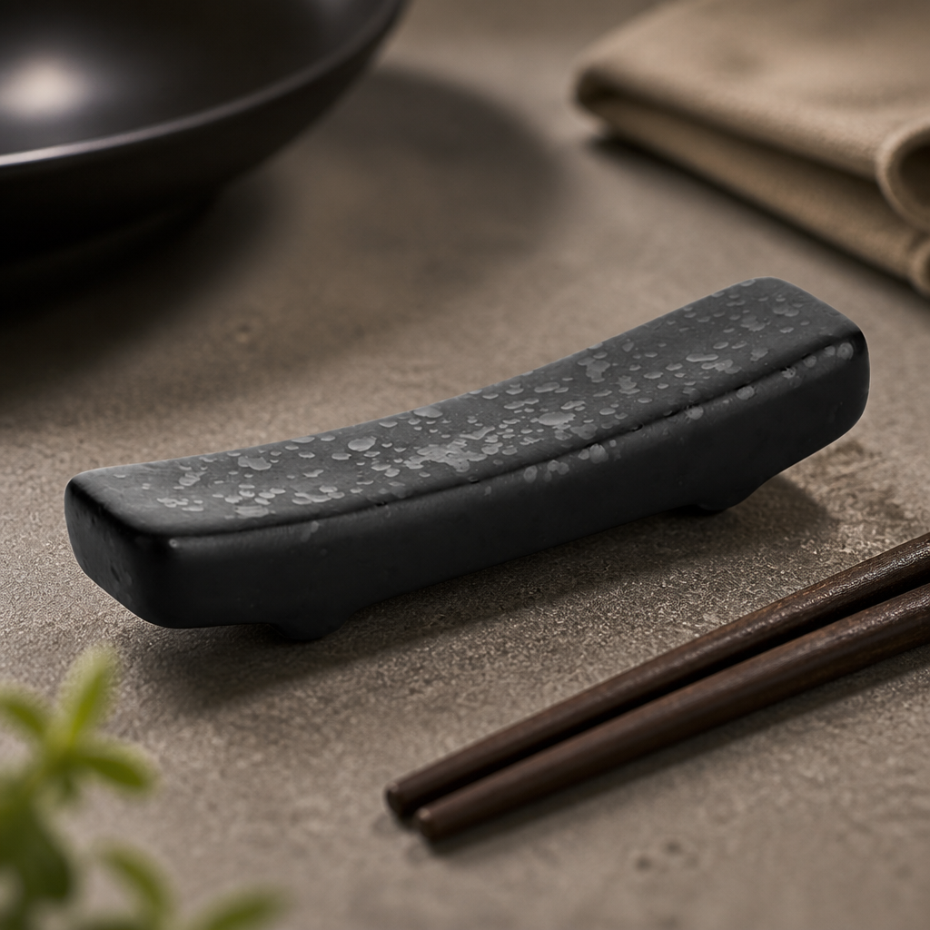Commercial Chopstick Rests 24 Pack Black Fusion Design