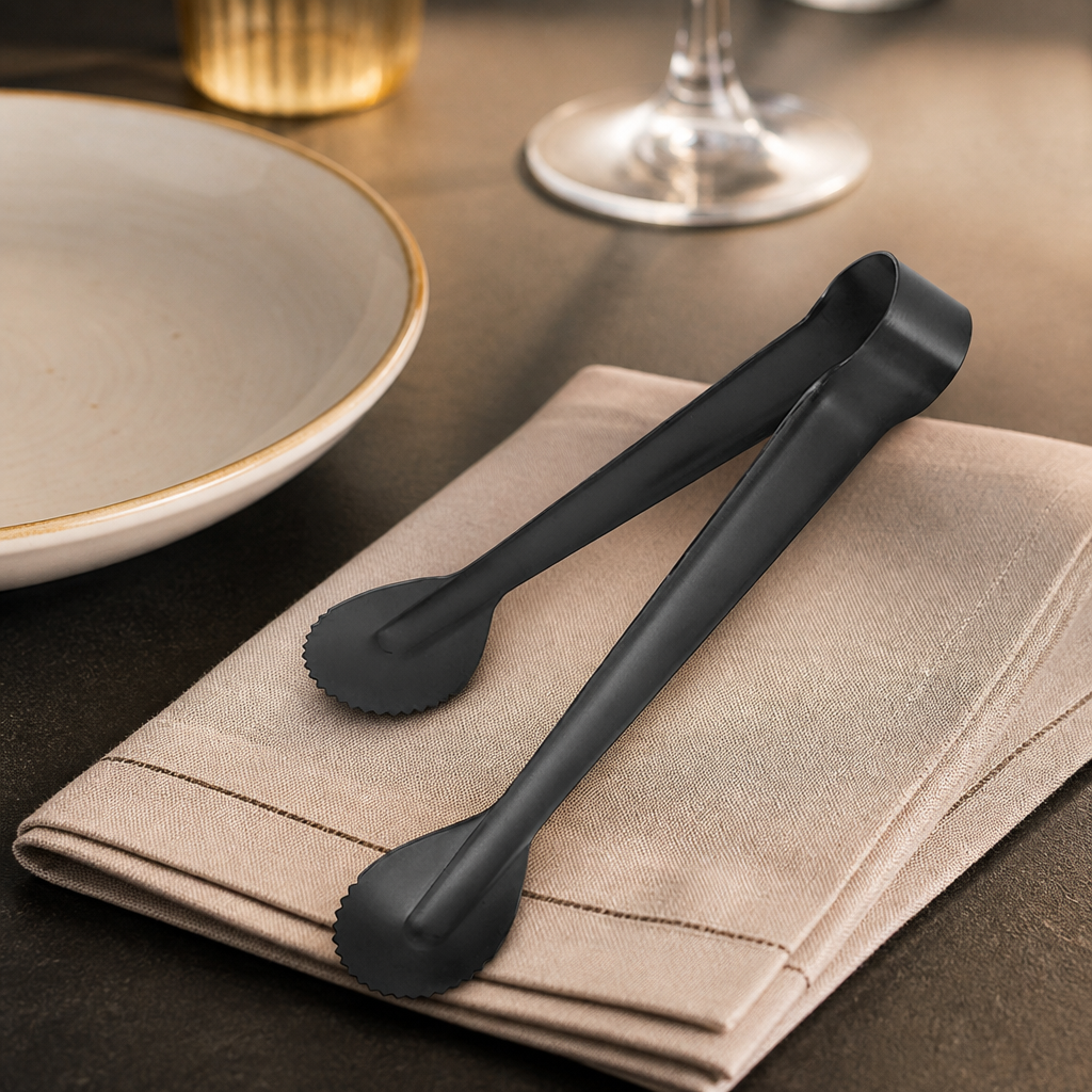 Commercial Ice Tongs 190mm Stainless Steel 10 Pack