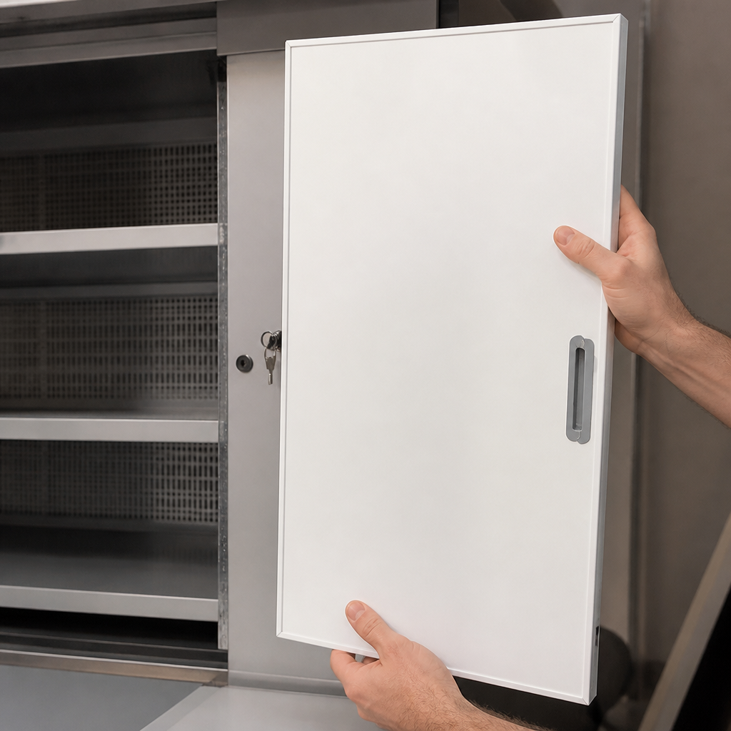 Commercial Multideck Display Fridge Door Assembly Set of 2