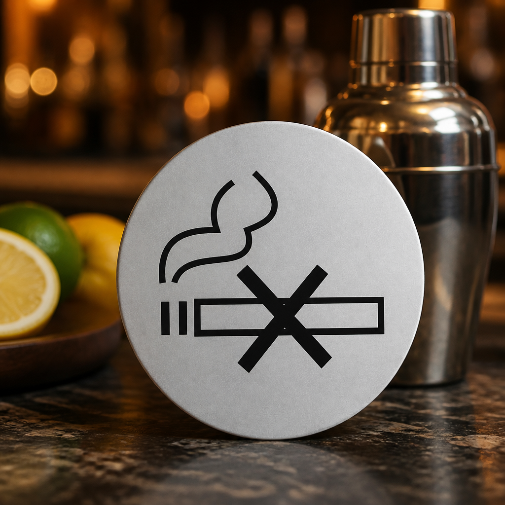 No Smoking Door Sign for commercial catering establishments
