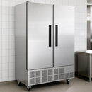 Commercial Double Door Slimline Freezer 960Ltr Capacity