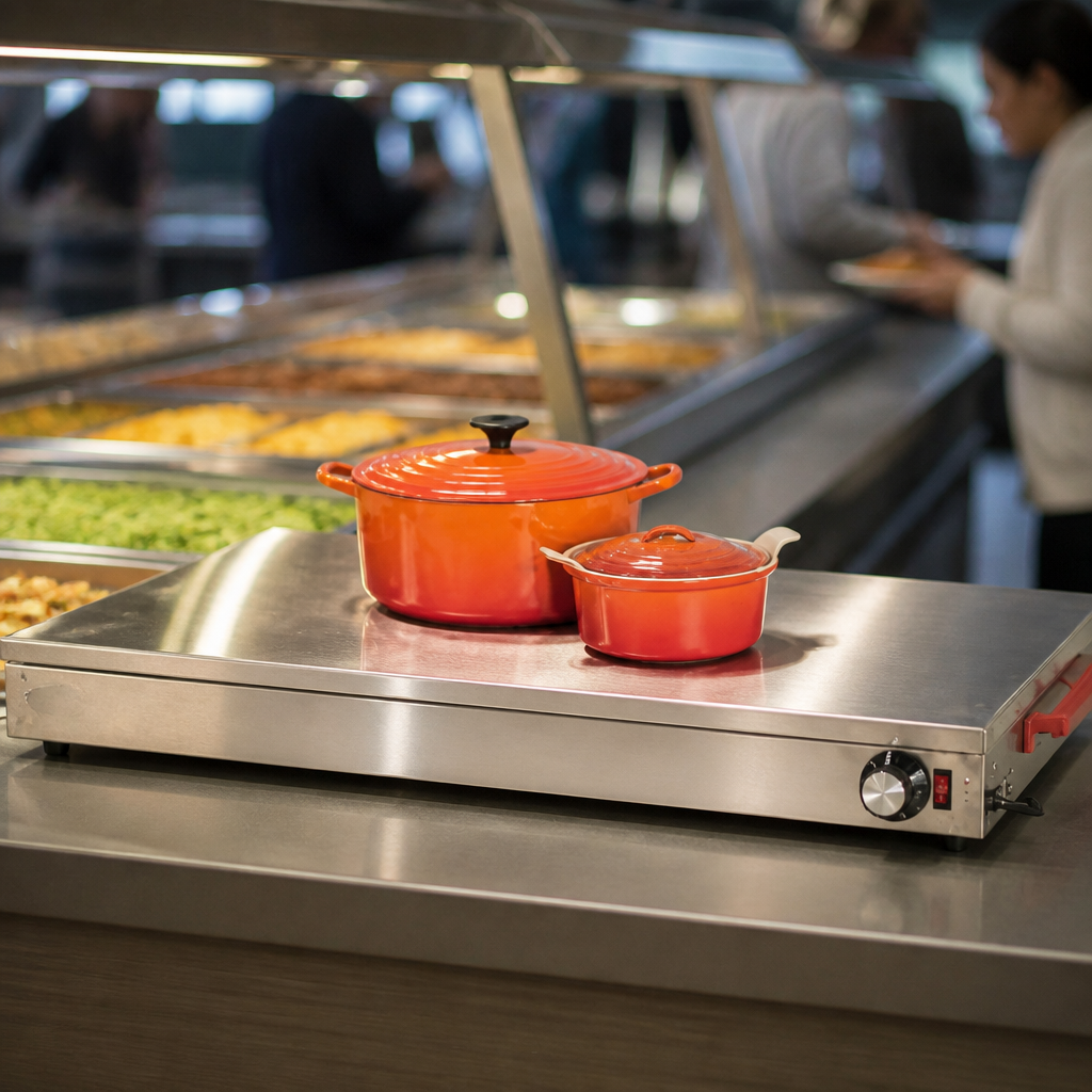 Commercial Hot Plate 4 Burner 600mm for Catering Buffets