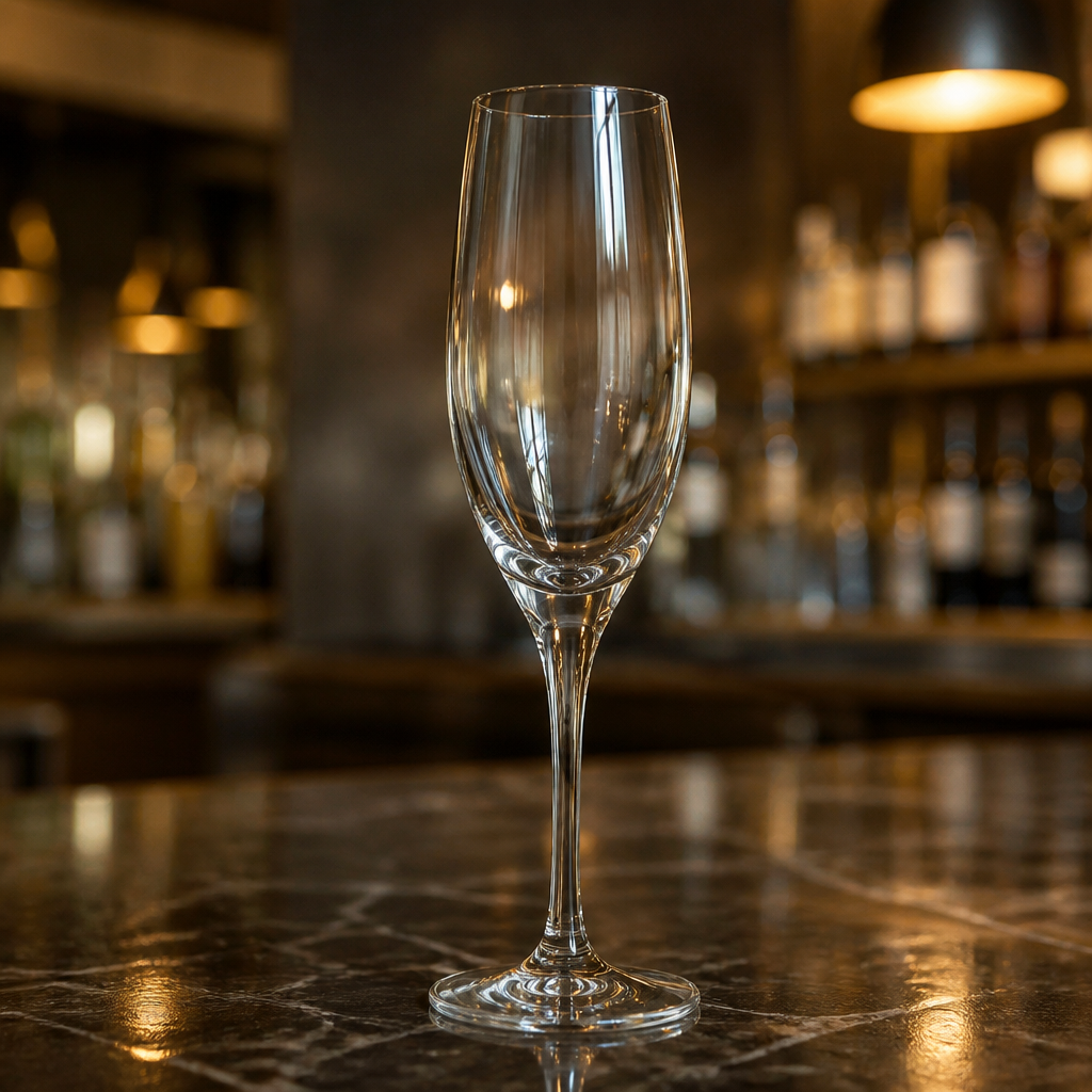 Pack of 24 durable 190ml commercial champagne flutes