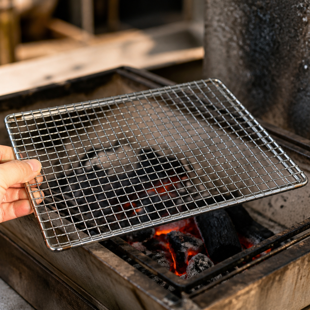 Medium Wide Konro Grill Spare Mesh 425x300mm