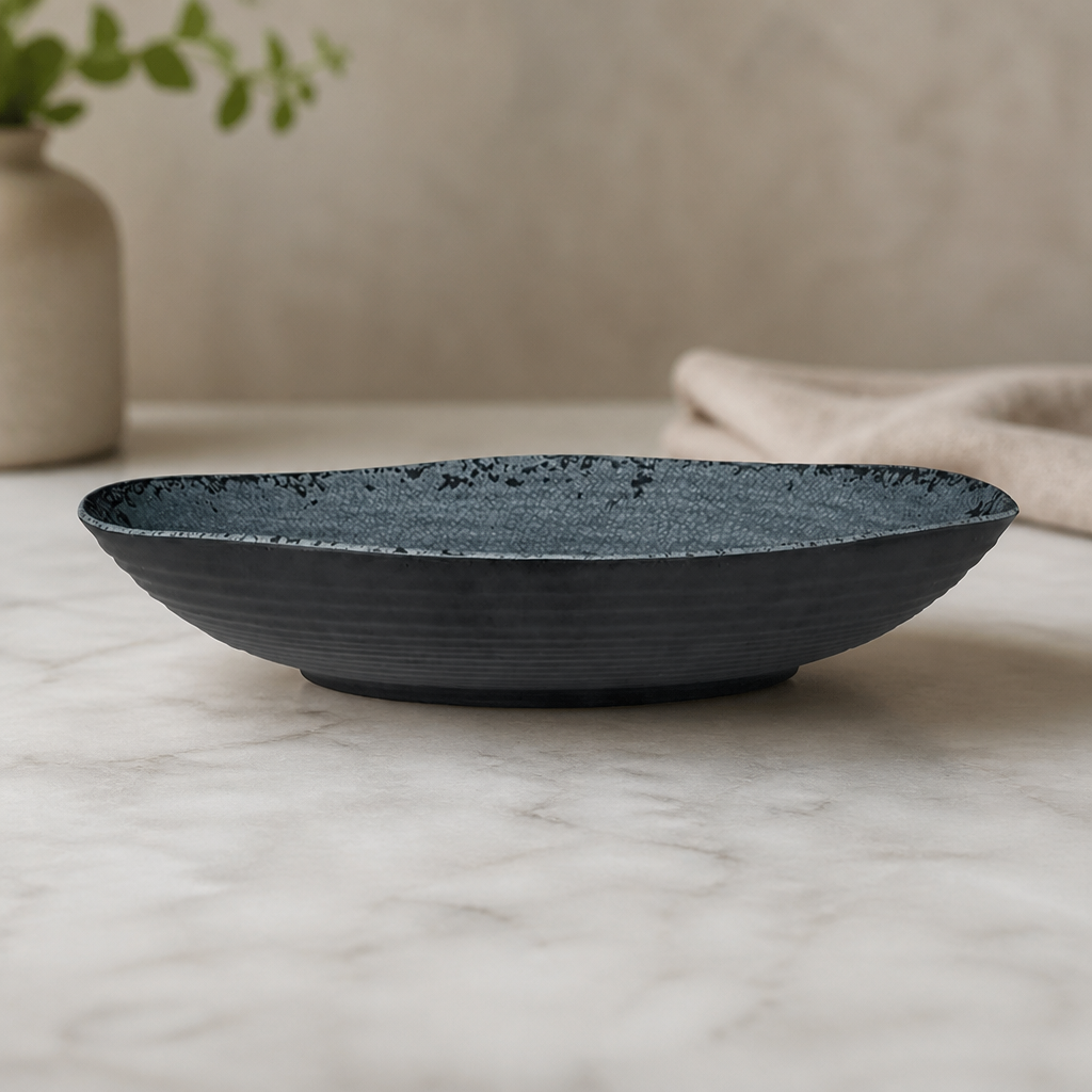 Commercial Melamine Shallow Round Bowls 298mm (6 Pack)