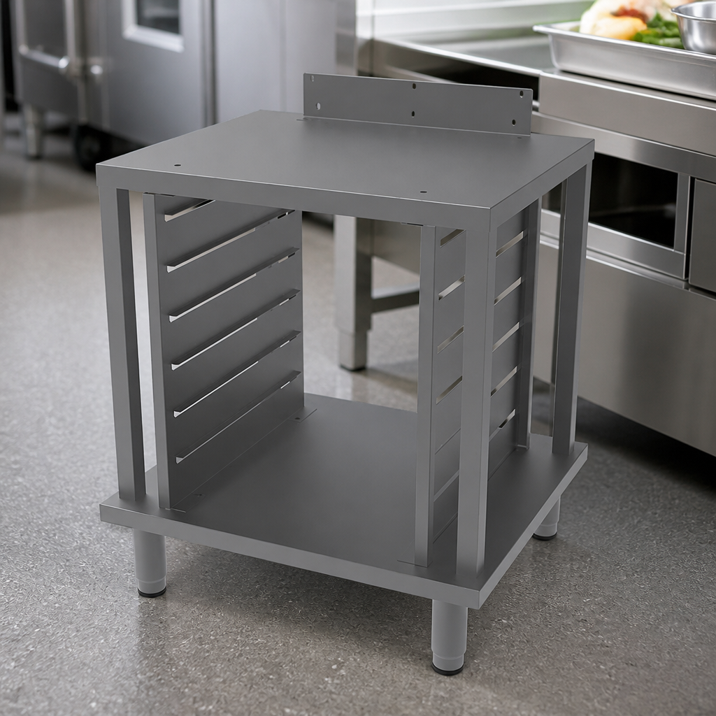 Stainless steel stand for commercial countertop convection oven
