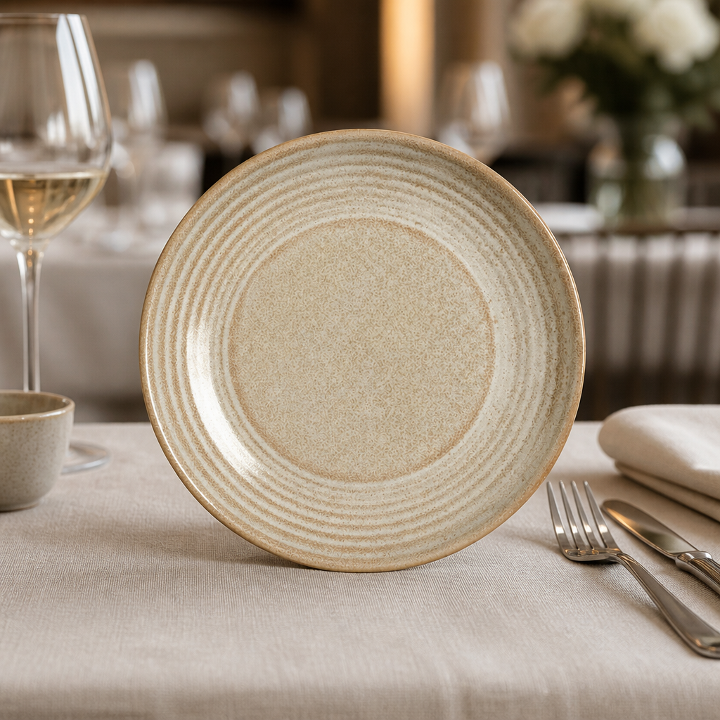 200mm Commercial Coupe Plates - Microwave and dishwasher safe