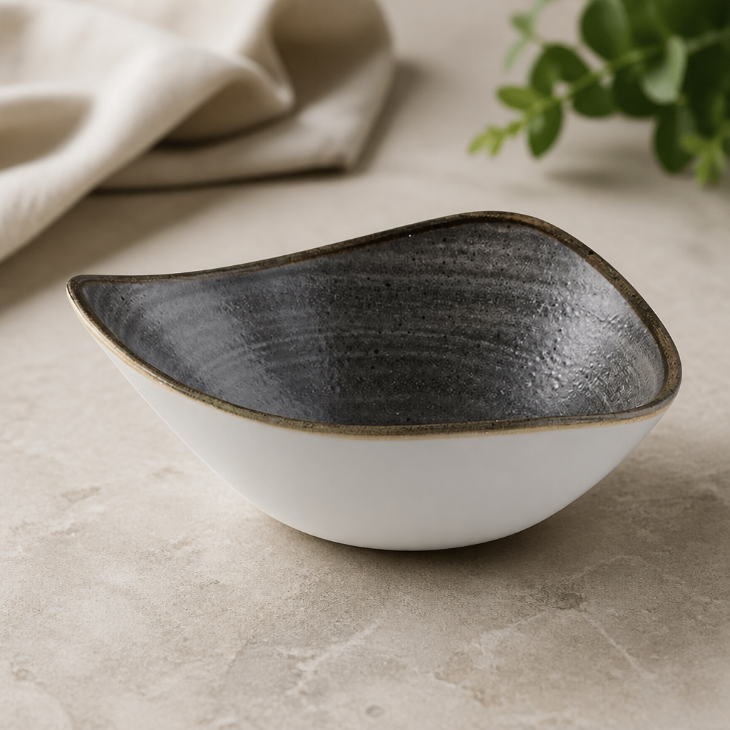 Commercial Raw Bowls Black 178mm 12 Pack