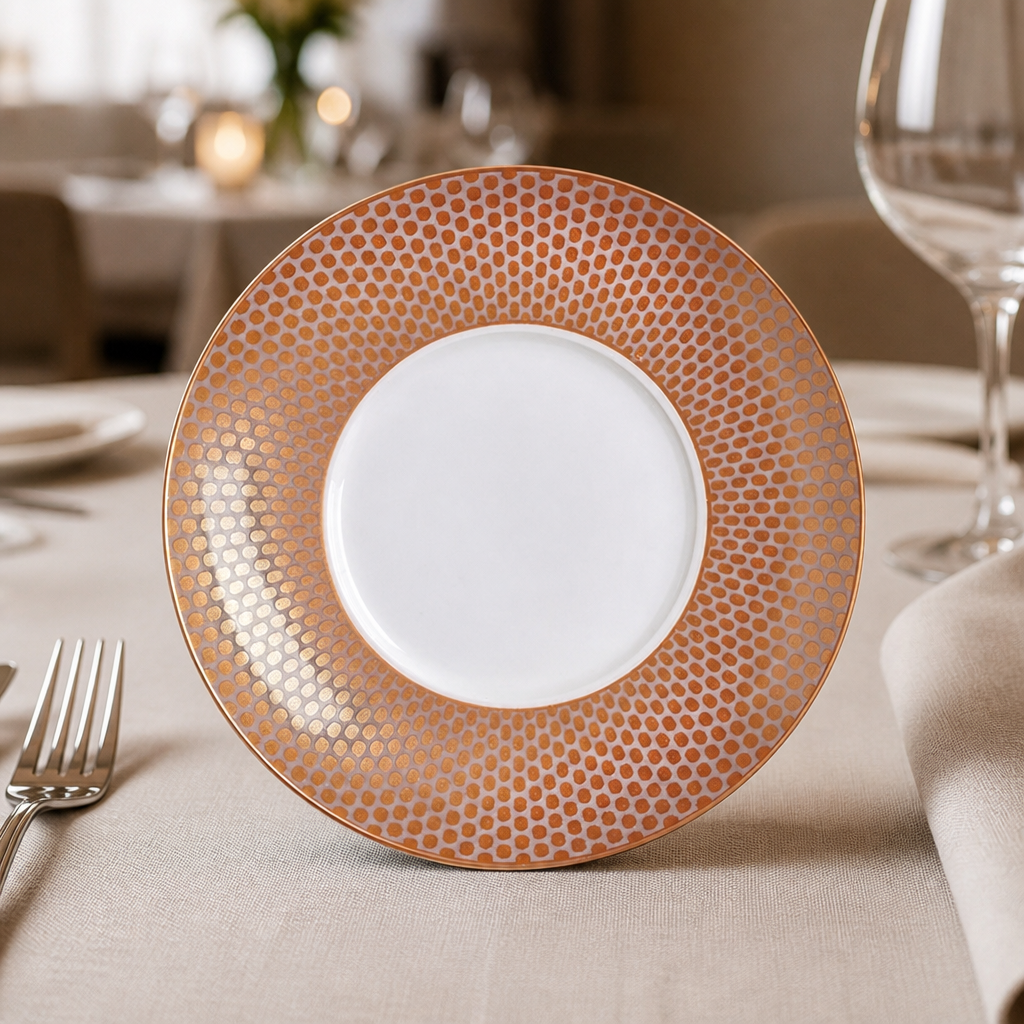 Commercial Bone China Saucers 160mm Stackable 12 Pack
