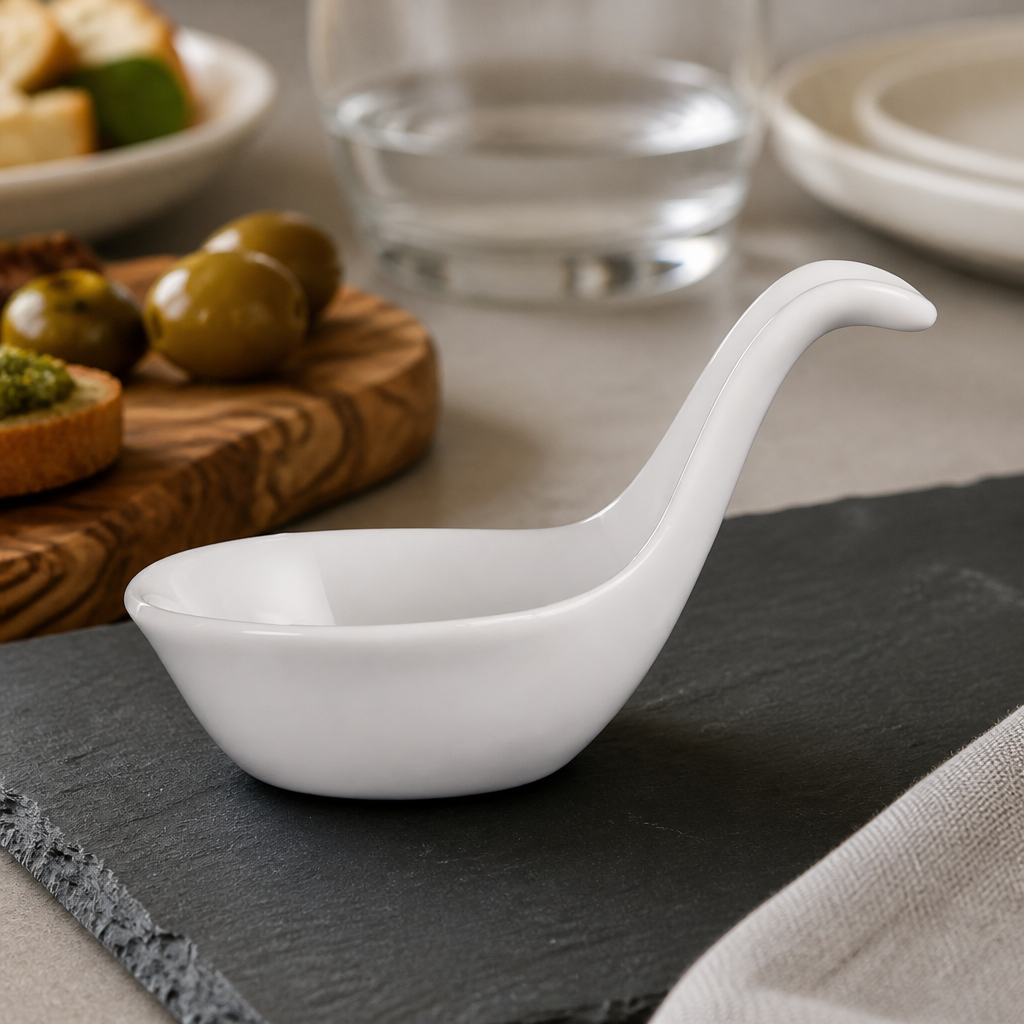 Commercial Porcelain Miniature Dipping Bowls 60x95mm 12 Pack
