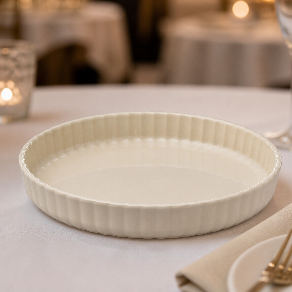 280mm Ceramic Tart And Quiche Tin for baking desserts