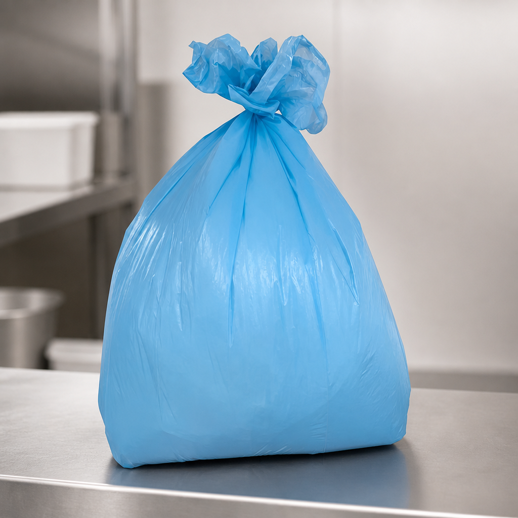 Commercial Medium Duty Bin Bags 80Ltr Blue 200 Pack