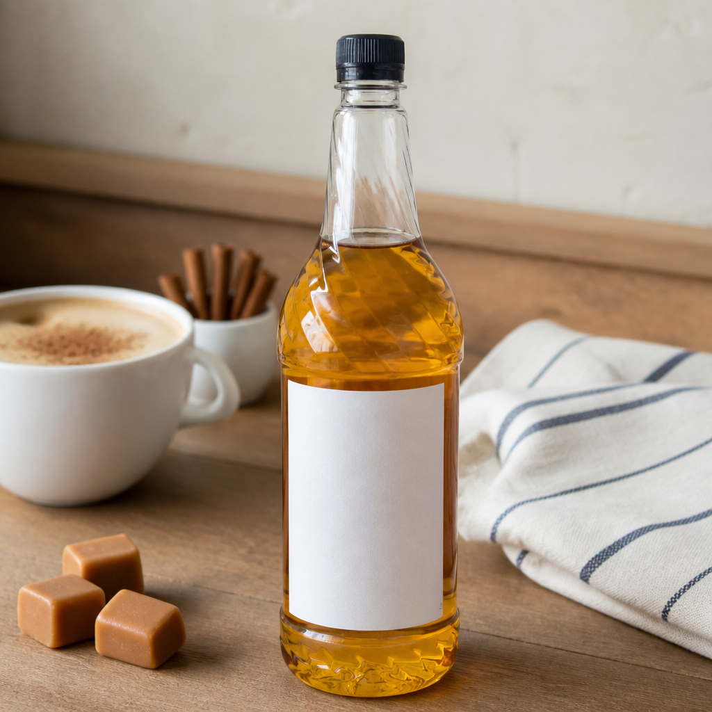 Sugar-Free Caramel Syrup 1L for beverages and baking