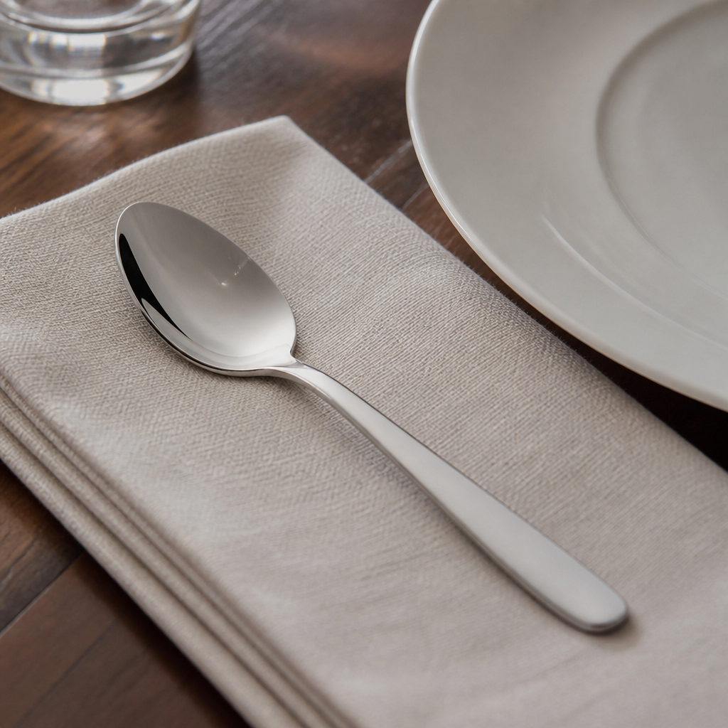 Commercial Stainless Steel Teaspoons 12 Pack in elegant design