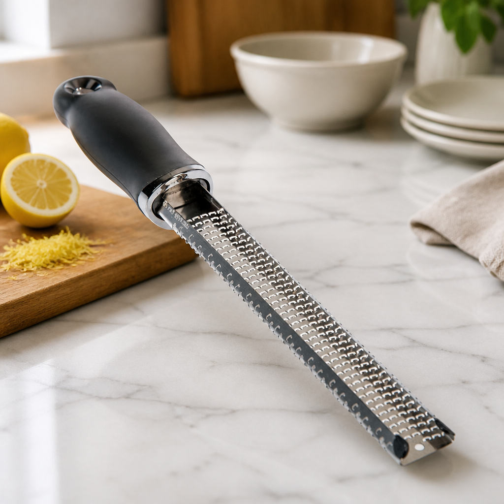 Commercial Kitchen Grater and Zester with Comfortable Handle
