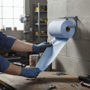 Premium Large Roll Wipers with AIRFLEX Technology - 500 Sheets, Blue, Highly Absorbent for General Purpose Cleaning