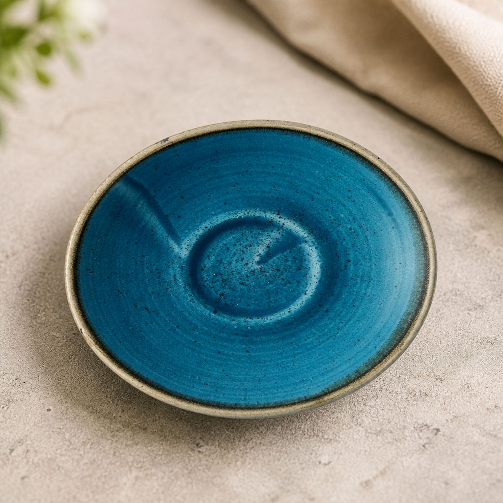 Commercial Espresso Saucers 115mm Blue 12 Pack