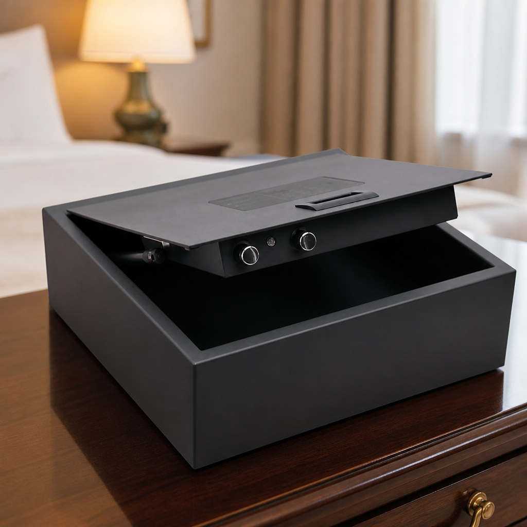 Digital Open Top Safe for Hotels - Secure Storage Solution