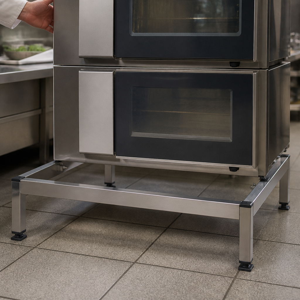 Commercial stacking stand for Combi-Duo 6-1/1 or 10-1/1