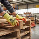 Premium Classic Grip Gloves with Crinkle Latex Coating for Enhanced Dexterity and Comfort - CE Certified and ANSI Rated for Assembly Work