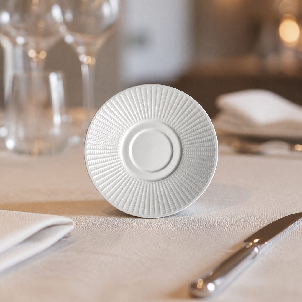 Commercial 152.5mm saucers - 36 pack vitrified ceramic