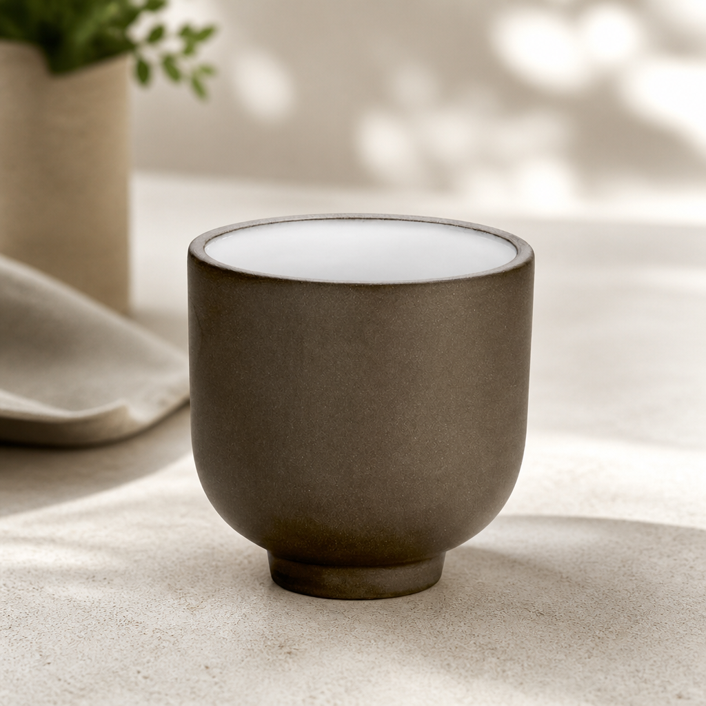 Commercial Handleless Cups 310ml Stoneware 6 Pack