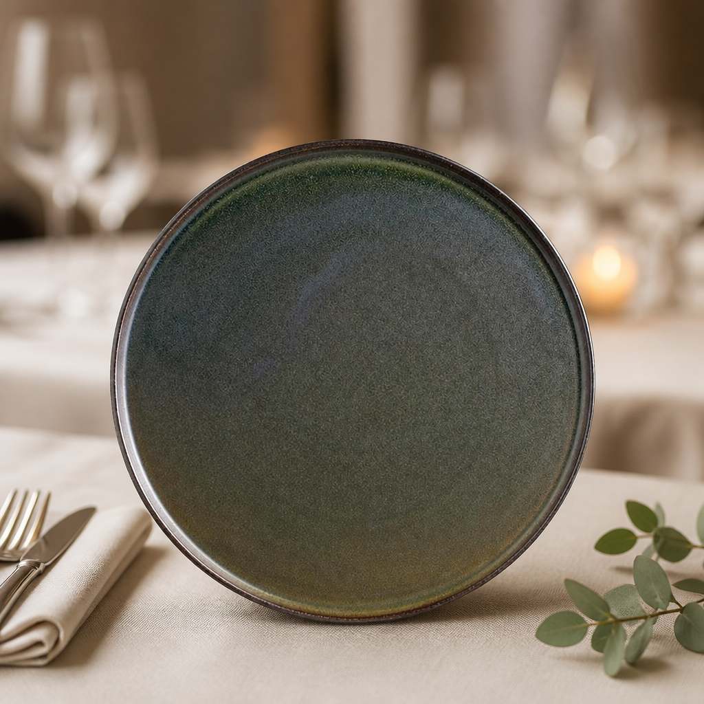 Wabi Sabi Round Trays 285mm - 6 Pack for dining