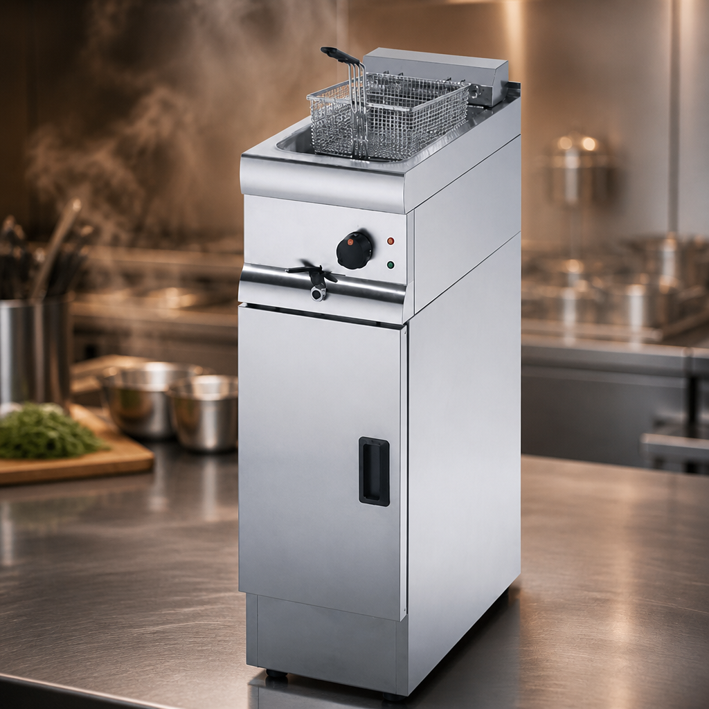 9Ltr Commercial Free Standing Electric Fryer with Dial Control