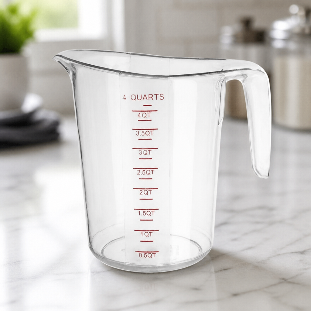 Commercial Polycarbonate Measuring Jug 4Ltr Shatter Resistant