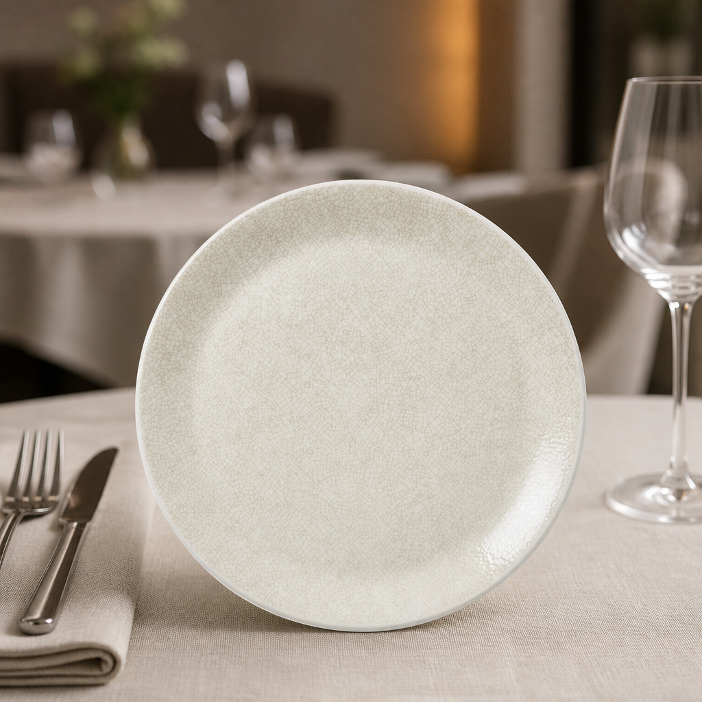 Commercial Coupe Plates 280mm Taupe 12 Pack